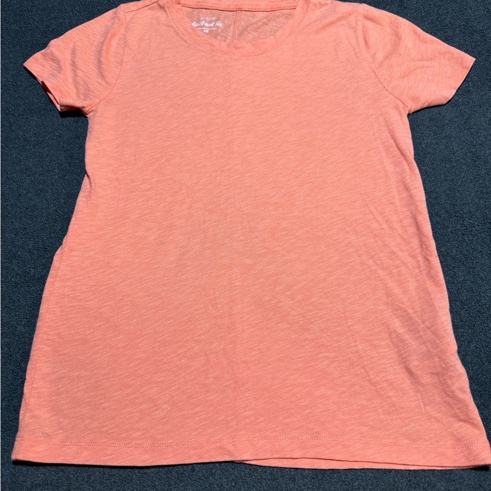 J. Crew Coral Short Sleeve Tee